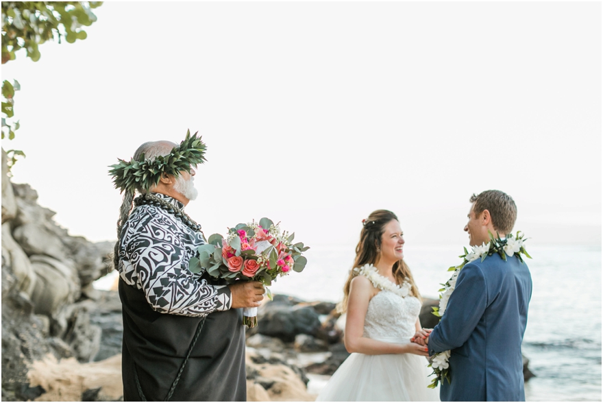 Intimate Honolua Bay Forest & Kapalua Bay Beach Elopement Wedding | Maui, HI | Photographer Caitlin Cathey