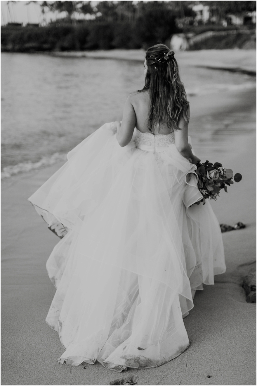 Intimate Honolua Bay Forest & Kapalua Bay Beach Elopement Wedding | Maui, HI | Photographer Caitlin Cathey