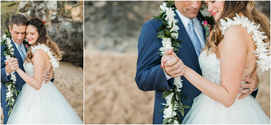 Intimate Honolua Bay Forest & Kapalua Bay Beach Elopement Wedding | Maui, HI | Photographer Caitlin Cathey