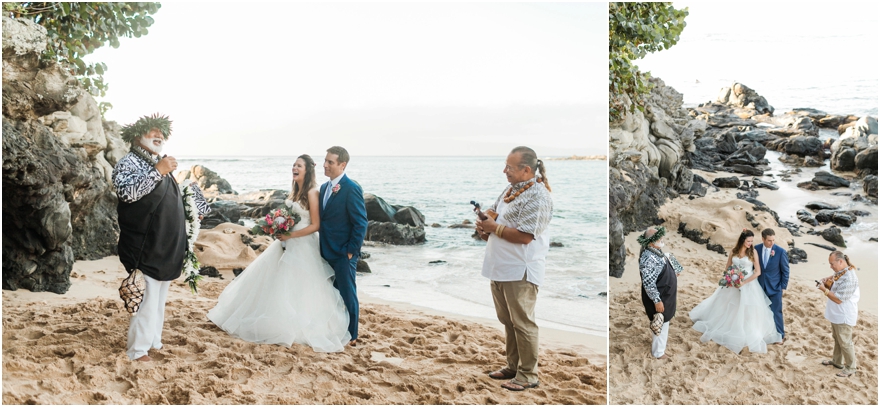 Intimate Honolua Bay Forest & Kapalua Bay Beach Elopement Wedding | Maui, HI | Photographer Caitlin Cathey