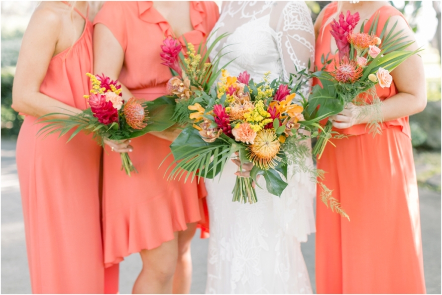 Tropical Boho Olowalu Plantation House Wedding Maui